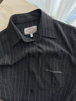 Armani viscose blend pinstriped shirt