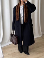 Lancetti pure wool blue coat