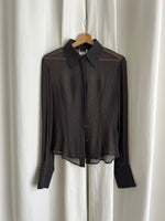 Gianfranco Ferrè pure silk sheer shirt