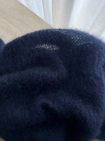 80% kid mohair soft pull - Mirtillo