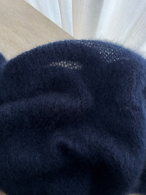 80% kid mohair soft pull - Mirtillo