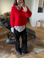 80% kid mohair soft pull - Chili