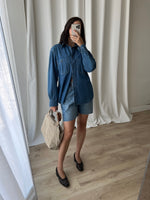 100% cotton denim shirt