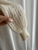 Wool and mohair cream pull