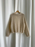 80% kid mohair soft pull - Mandorla