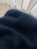 74% kid mohair soft pull - Blu