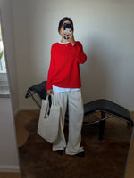 100% Cotton pull - Rosso