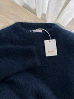 74% kid mohair soft pull - Blu