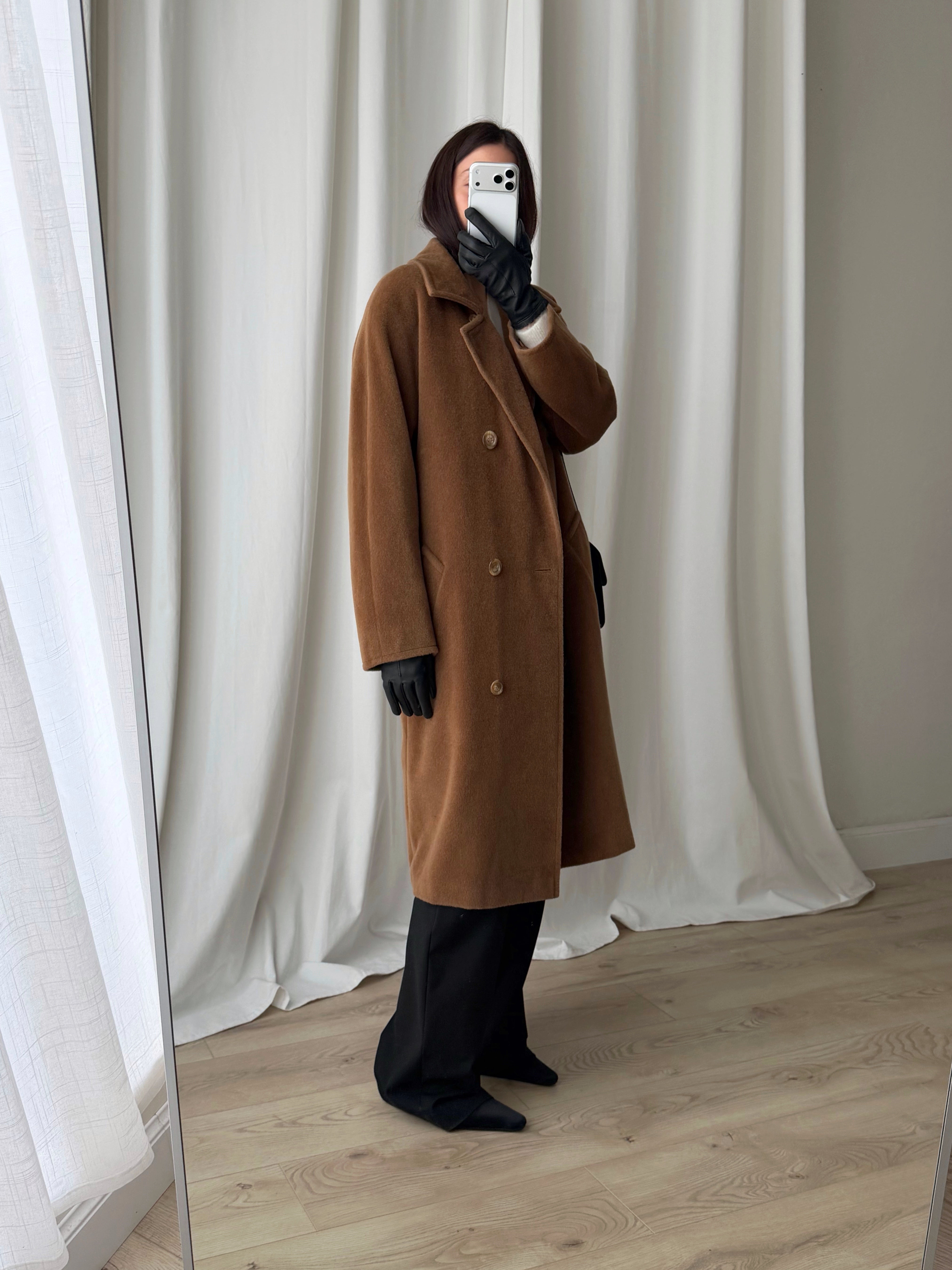 MaxMara Iconic pure wool biscuit coat