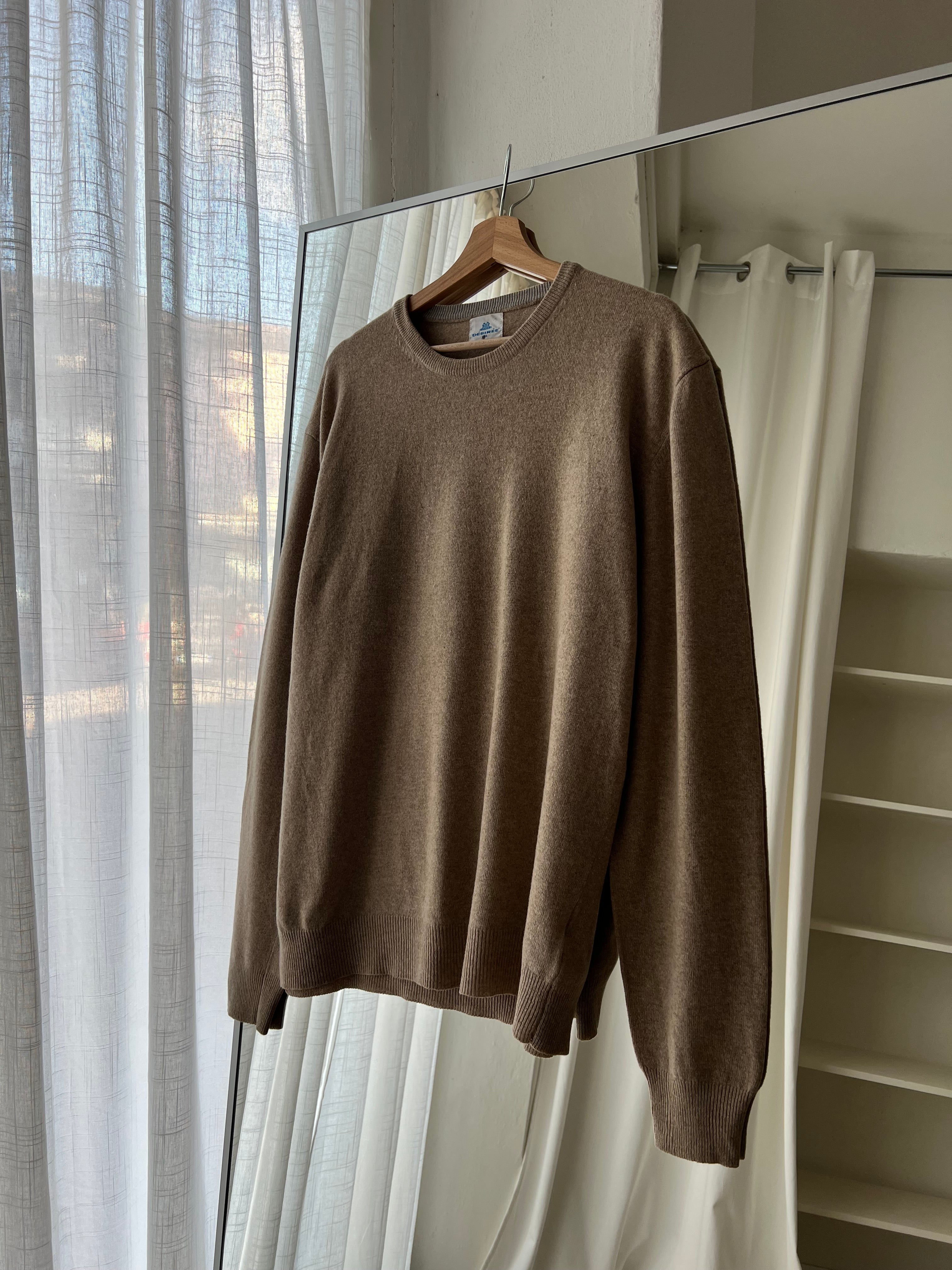 100% Lambswool beige pull