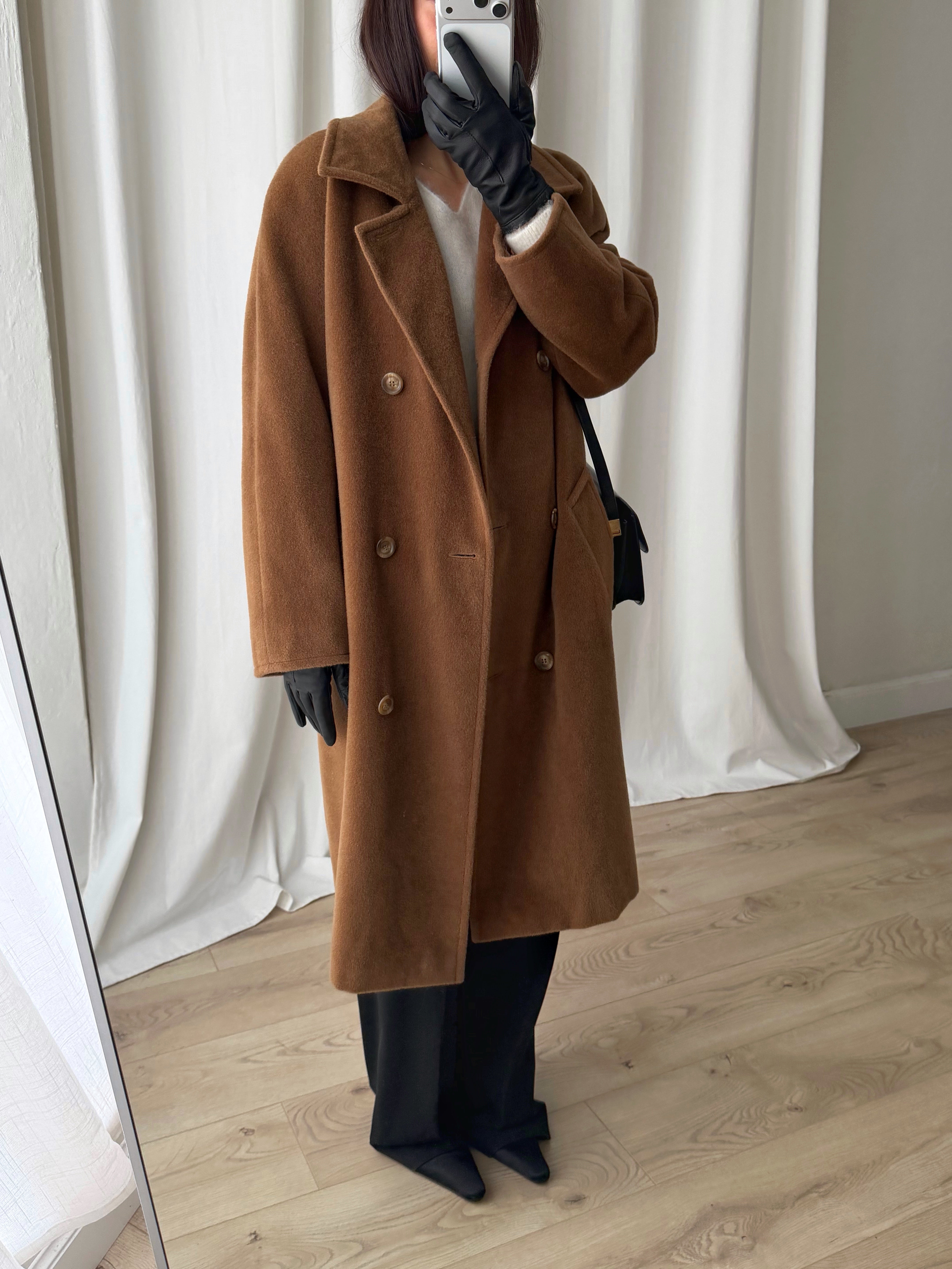 MaxMara Iconic pure wool biscuit coat