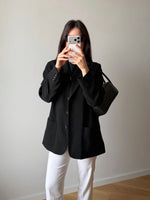 MaxMara lightweight wool black blazer