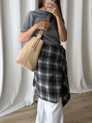 Sillabe Studio bucket bag - Almond cream