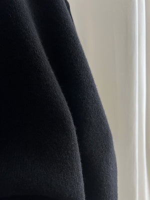 Pure cashmere cosy turtleneck - Black