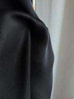 Silk & viscose liquid pants - Black