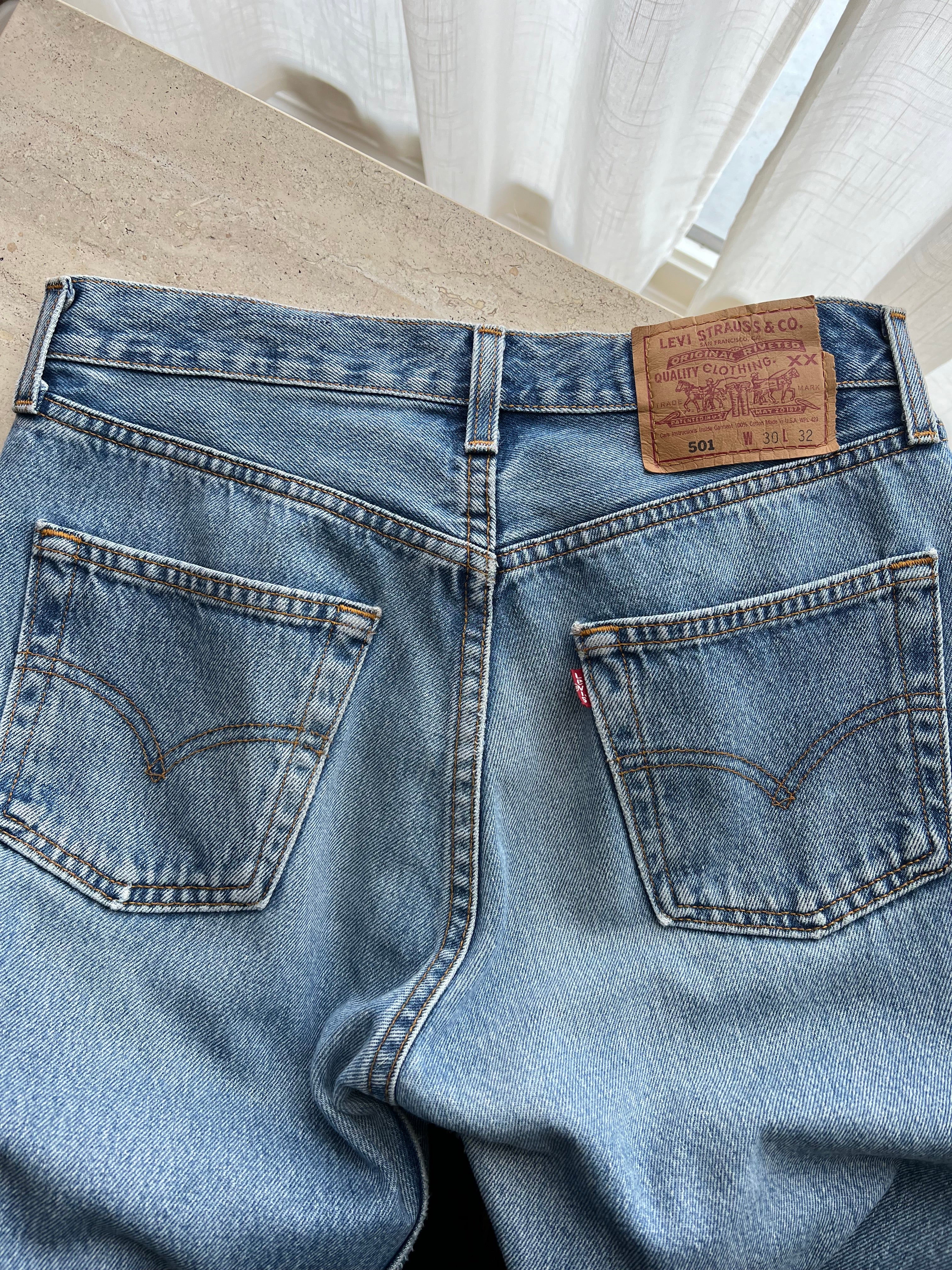 Levi's 501 blue jeans