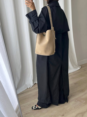 Sillabe Studio bucket bag - Almond cream