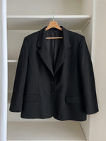 100% Wool black blazer