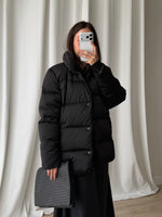 Moncler black down jacket