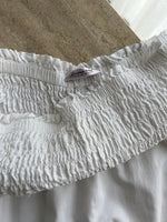 Farina Rosa pure cotton white skirt