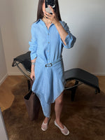 Cotton & silk pareo - Cielo