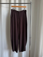 Pure viscose tailored pants - Coffee