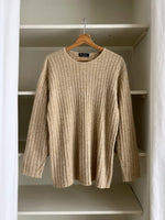 Pierre Cardin wool and angora beige pull