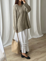 Jil Sander pure cotton oversize pull