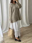Jil Sander pure cotton oversize pull