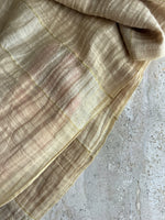Cotton & silk pareo - Golden beige
