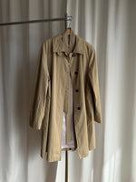 Classic belted camel trench
