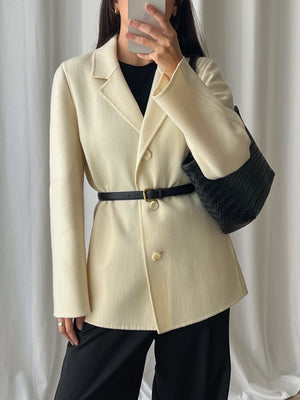 100% Wool cream jacket