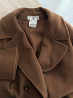 Valentino pure wool biscuit coat