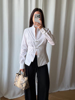 NaraCamicie cotton white shirt