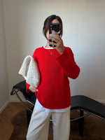100% Cotton pull - Rosso