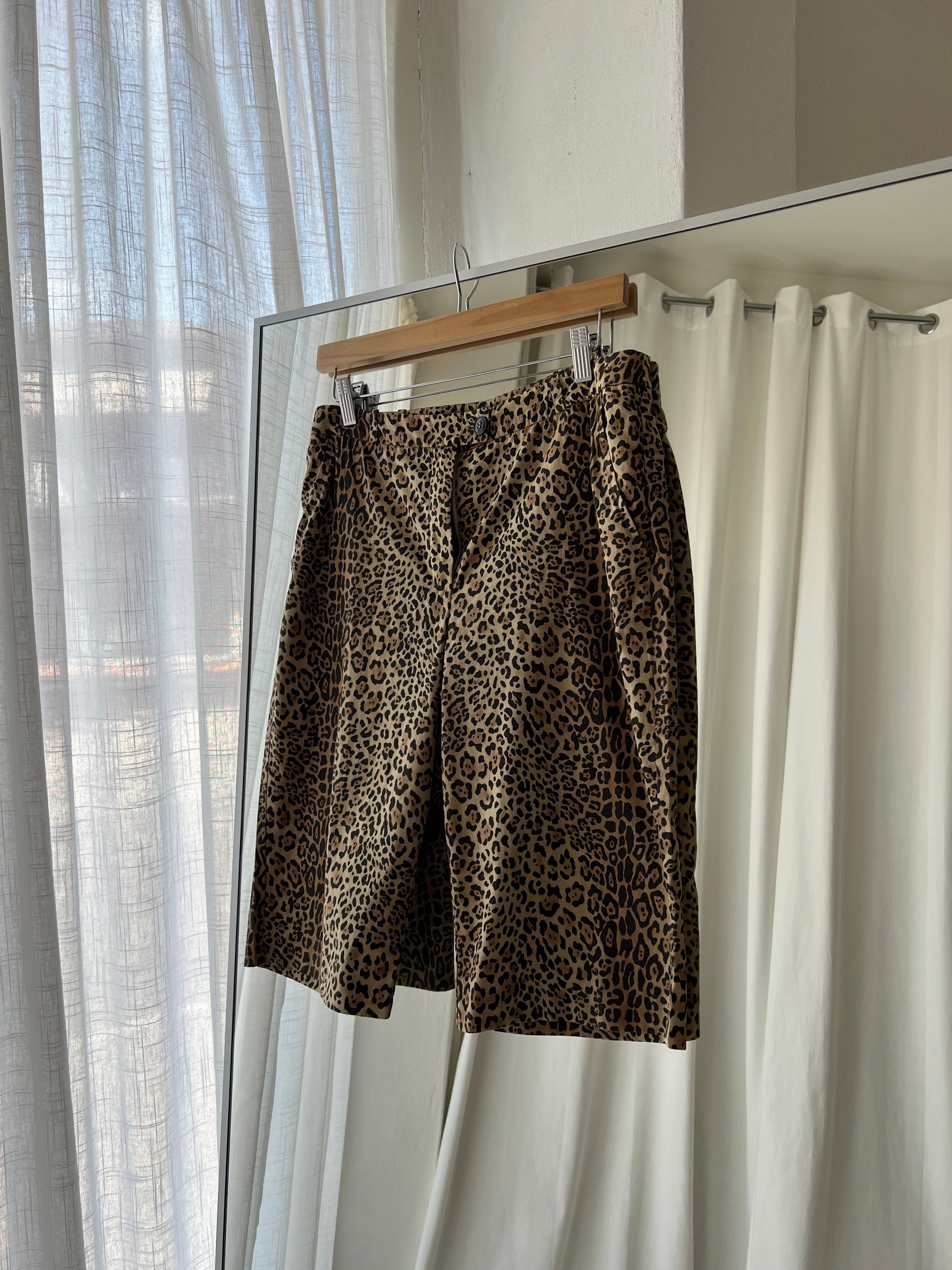 100% cotton animalier bermuda