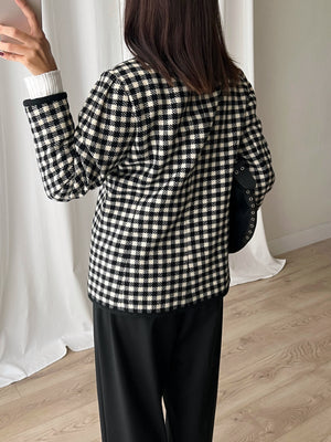 Tailored 100% wool crop jacket