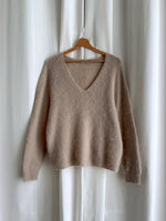 Kid mohair and wool soft pull - Mandorla