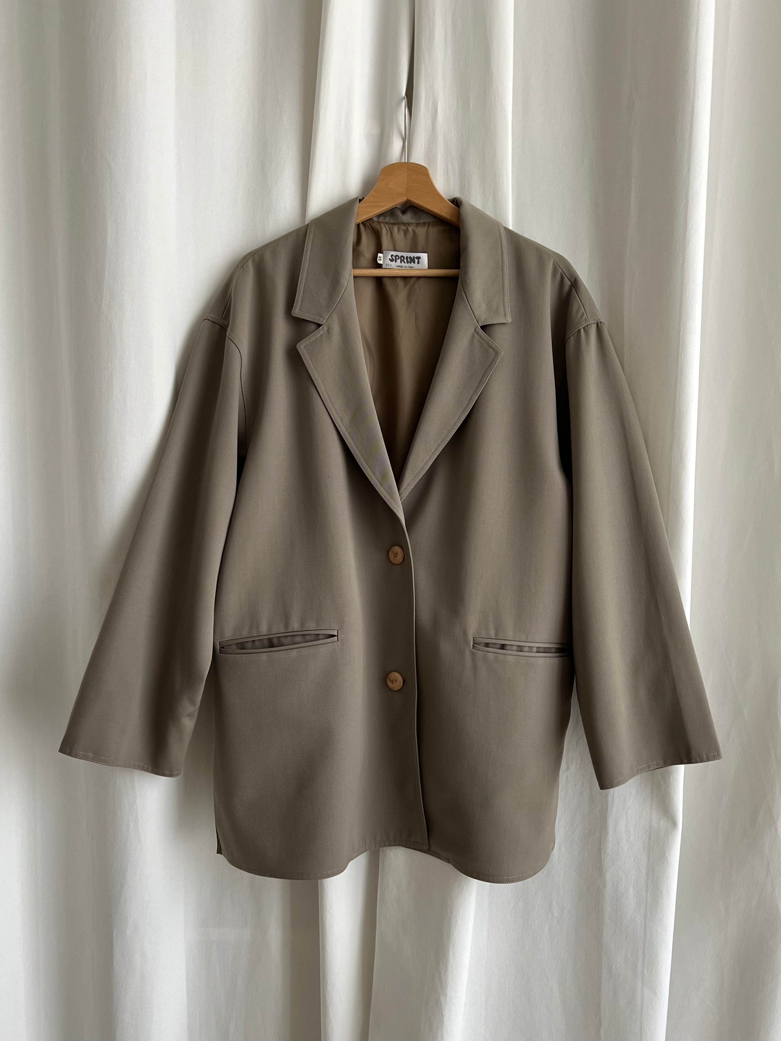 Made in Italy pure lightweight wool blazer