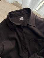 Armani viscose blend chocolat shirt