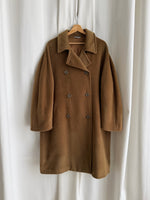 Persona wool and cashmere camel coat