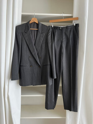 Made in Italy 100% Wool grey suit