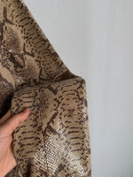 Real leather 90s python jacket