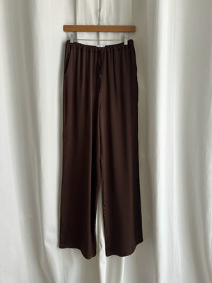 Sillabe Studio liquid pants - Chocolate