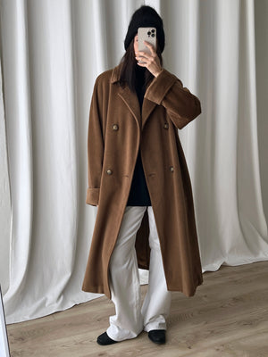 MaxMara Iconic wool and cashmere biscuit coat