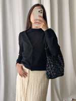 Prada pure wool crop cardigan