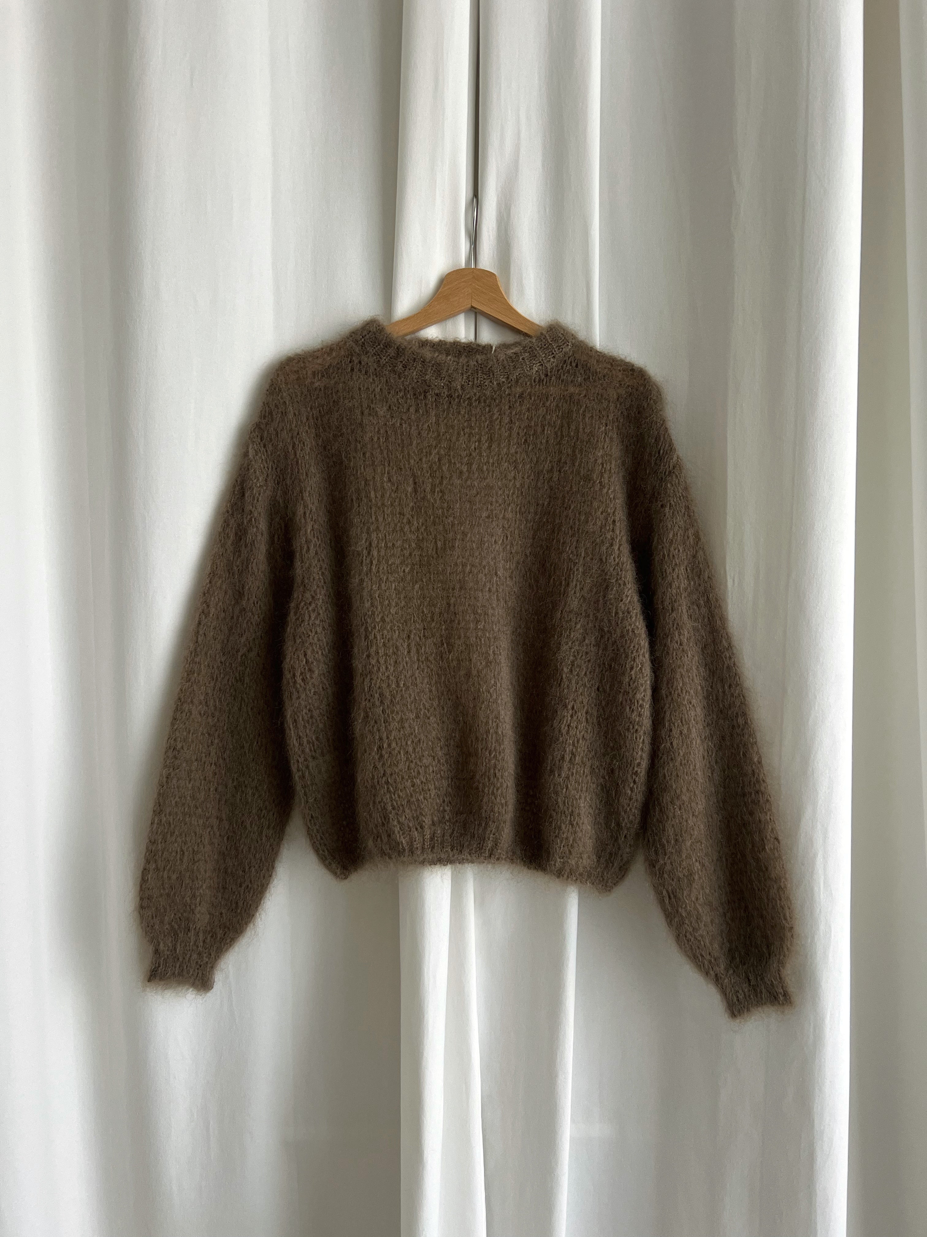80% kid mohair soft pull - Moka
