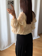 Chiffon butter top