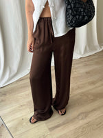 Sillabe Studio liquid pants - Chocolate