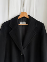 Marella wool and angora black coat